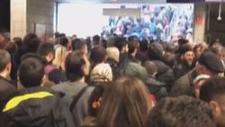 İstanbul'da metro ve metrobüslerde izdiham