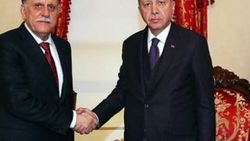 Cumhurbaşkanı Erdoğan Fayez Al Sarraj'ı kabul etti