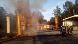 Adıyaman'da petrol tankında korkutan yangın