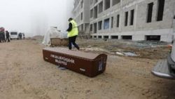 Ankara'da okul inşaatındaki iskele çöktü: 1 ölü