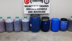 Çorum'da 1,2 ton sahte içki ele geçirildi