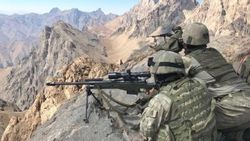 Irak'ın kuzeyinde 5 terörist öldürüldü