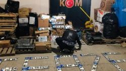 Kocaeli'de sahte plaka çetesine yönelik operasyon
