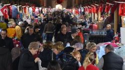 Edirne'de Noel öncesi Yunan ve Bulgar turist yoğunluğu