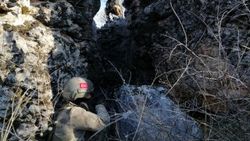 Diyarbakır’da teröristlerin sığınaklarına girildi