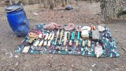 Hakkari'de PKK'ya ait mühimmat bulundu