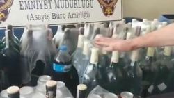 Kırklareli'nde kaçak ve sahte içki operasyonu