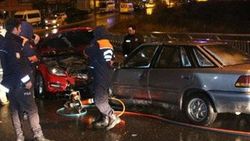 Ümraniye'de'de kaza: 7 yaralı