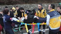 Bartın'da hastane dönüşü kazada 4 kişi yaralandı