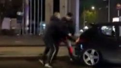 Başkent'te ‘yarış’ kavgası kamerada