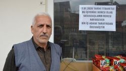 Samsun'da bir hayırsever bakkaldaki tüm borçları ödedi