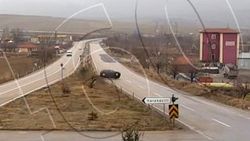 Kırıkkale'de yaşanan 3 kaza kameralara yansıdı