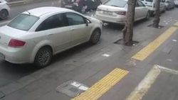 Trafik cezası yememek için koşan şahsa araç çarptı