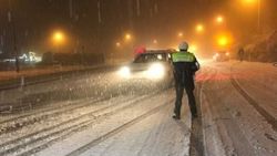 Bolu Dağı yolu trafiğe kapatıldı