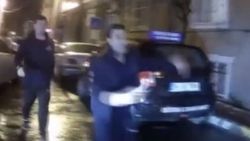 Sokak ortasında birbirine girdiler