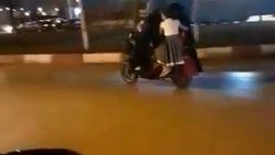 Eşi ve çocuklarının hayatını riske atan sürücü