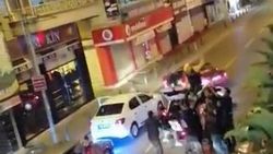 Asker eğlencesi yapan magandalar kamerada