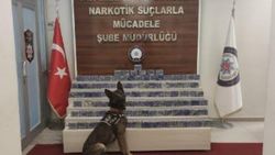 Kamyonetteki 54 kilo eroini 'Rexo' buldu