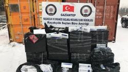 Gaziantep'te 10 bin 500 paket kaçak sigara ele geçirildi