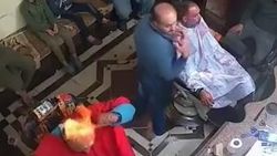 Bakım yapan adam, kafasını yaktı