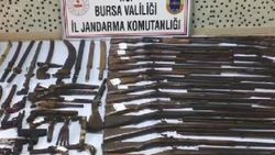 Bursa'da cephanelik ele geçirildi: 1 gözaltı