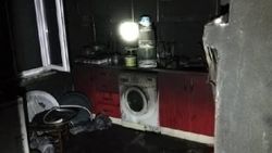 Babaanne ve iki torunu yangında can verdi