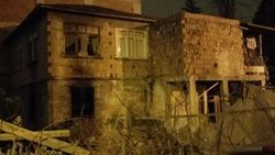 Evinin yandığını görünce, kalp kriziyle hayatını kaybetti