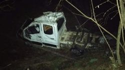 Giresun'da kamyonet fındık bahçesine uçtu: 1 ölü