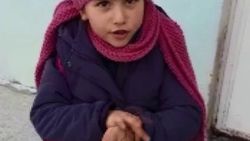 Erzurumlu küçük Miray’ın virüs önlemi