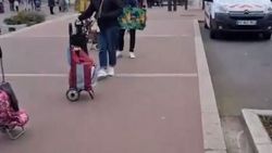 Paris'te sonu gelmeyen market kuyruğu