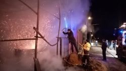 Bilecik'te ahır yangınında 10 hayvan telef oldu
