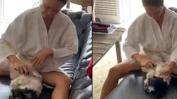 Hülya Avşar, evinden video paylaştı