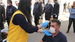 Evlat nöbetindeki aileler sağlık kontrolünden geçti