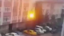 Ankara'da elektrik direğindeki patlama