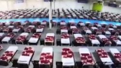 İran ordusu, korona hastanesi kurdu