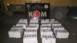 Van'da 53 bin paket kaçak sigaraya el konuldu