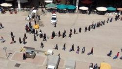 Burdur'da pazar kuyruğu