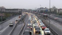 İstanbul'da trafik yoğunluğu yüzde 38'e çıktı