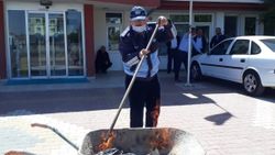 Nevşehir'de belediye, veresiye defterlerini yaktı