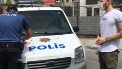 İstanbul'da yasağa rağmen sokağa çıkan gence para cezası