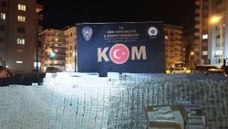 Şanlıurfa'da 30 bin paket kaçak sigara bulundu