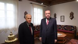 Erdoğan ve Bahçeli bir araya geldi
