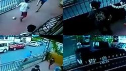 Maltepe'de top oynayan çocuklar, polisi görünce kaçtı