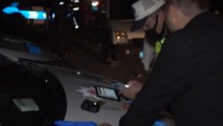 Denizli'de alkollü sürücü, polis ekiplerine yakalandı