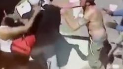 ABD'de yağmalama yapan adama saldırı