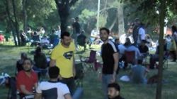 İstanbul'da Maçka Parkı tıklım tıklım