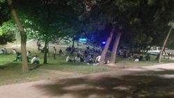 Maçka Parkı'nda koronavirüse aldırmadan eğlendiler