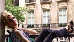 Derin Mermerci'nin Newyork'ta balkon keyfi