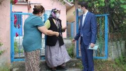 Cide’de kadınların ürettiği maskeler, 63 köye dağıtıldı