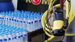 Malatya’da 2 ton sahte içki bulundu